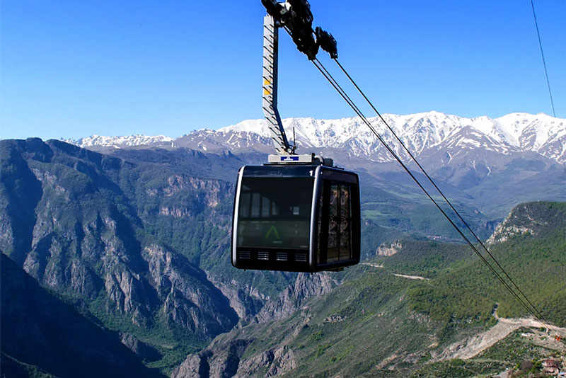 Armenia double track cable car