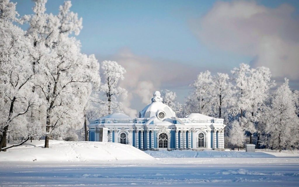 Winter in St. Petersburg Russia