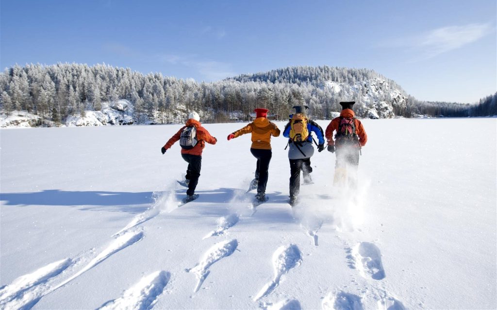 Ski in St. Petersburg in Winter