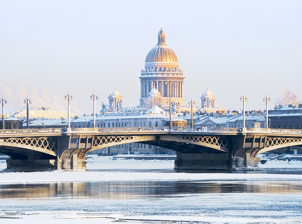 St. Petersburg in winter