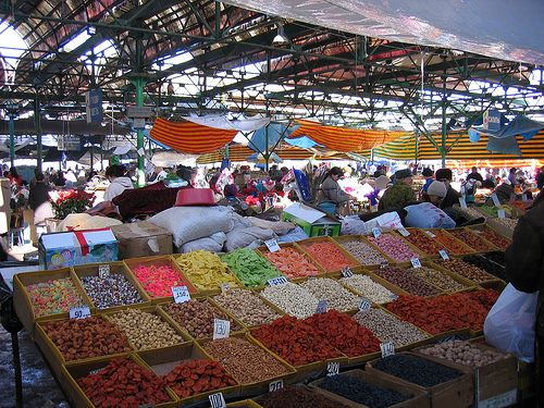 Osh Bazaar in Bishkek