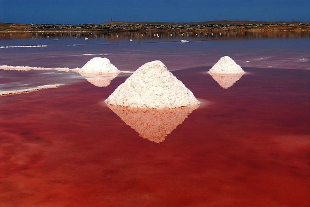 Red Salt Lake of Masazir