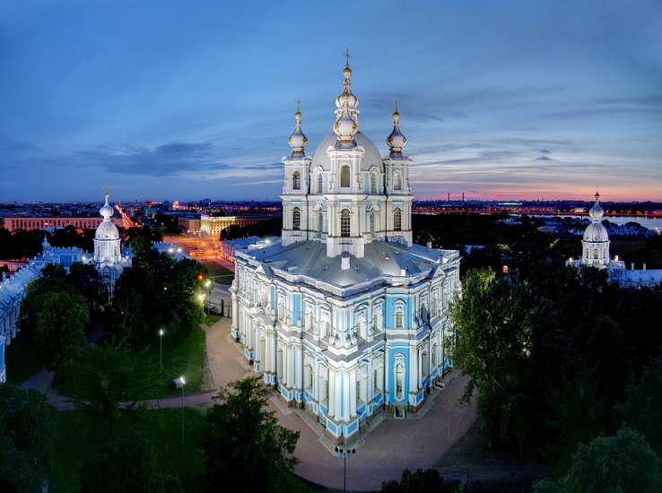 Smolny Cathedral in St. Petersburg