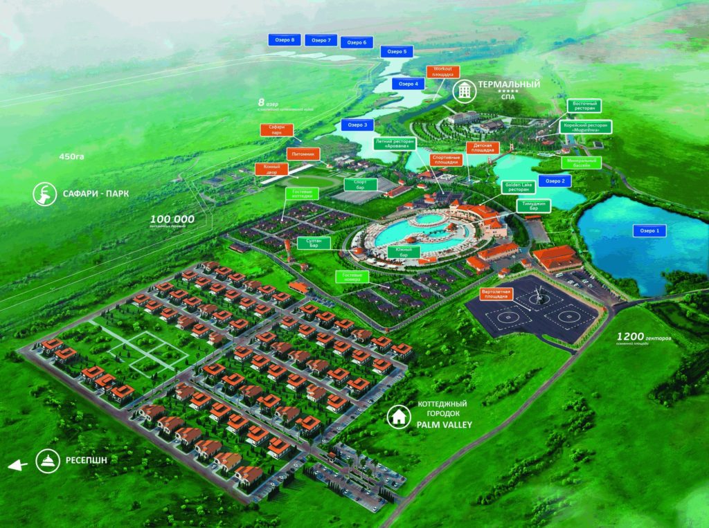 8 Lakes Almaty - Map