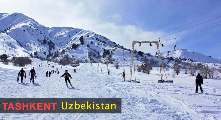 Winter in Tashkent Uzbekistan
