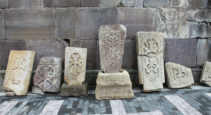 Armenian Cross Stone in Yerevan