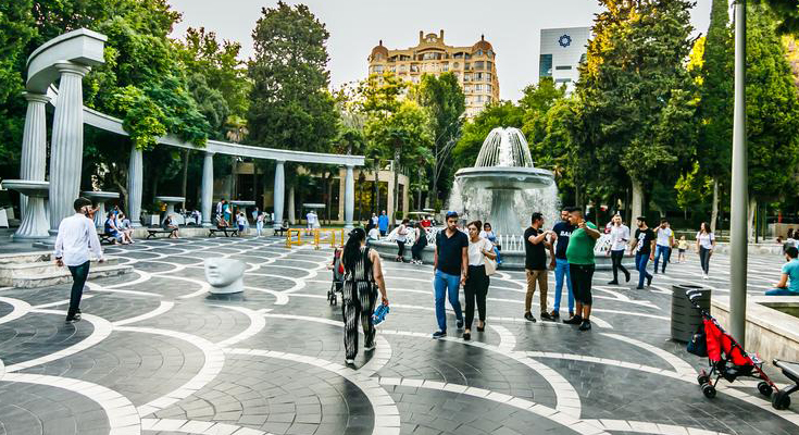 Fountain Square Nizami Street