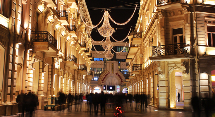 Nizami Street in Night